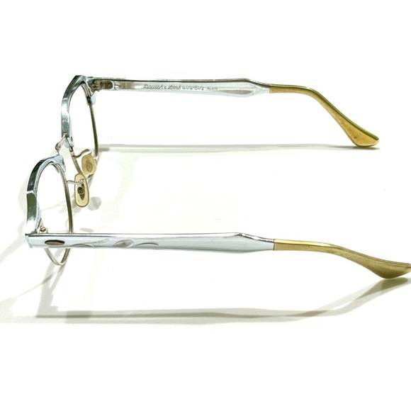 SALE ! Vintage 1960s Baush & Lomb Aluminum Eyeglass frames * Pristine Condition - Picture 3 of 6